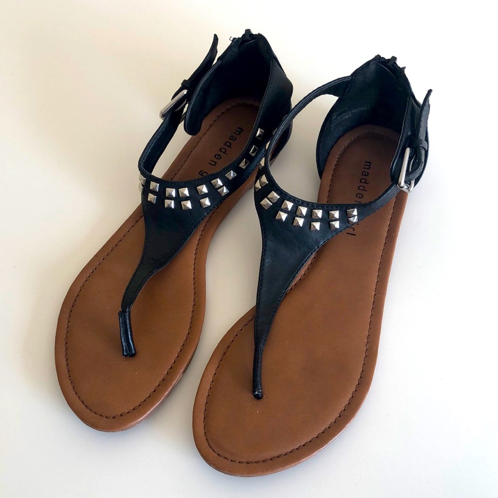 Madden Girl size 9 studded sandals!